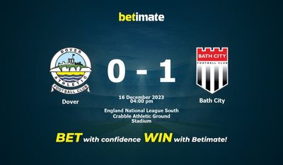 Dover vs Bath City prognozy, kursy i amp; Typy bukmacherskie 16.12.2023