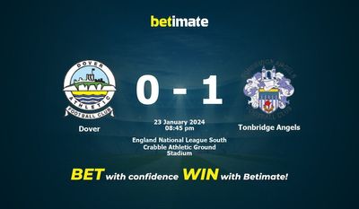 Dover – Tonbridge Angels przewidywania, kursy i typy bukmacherskie 23.01.2024
