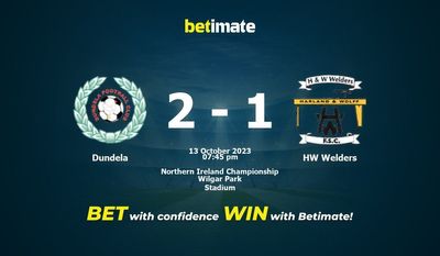 Dundela vs HW Welders przewidywania, kursy i typy bukmacherskie 13.10.2023