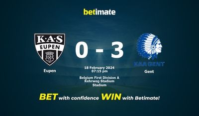 Eupen vs Gent przewidywania, kursy i typy bukmacherskie 18.02.2024