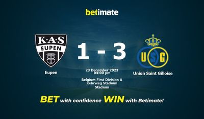 Eupen vs Union Saint Gilloise prognozy, kursy i typy bukmacherskie 23.12.2023