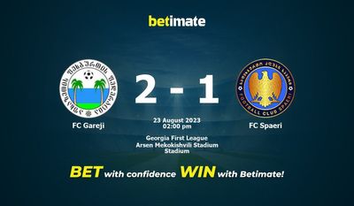 FC Gareji – FC Spaeri przewidywania, kursy i typy bukmacherskie 23.08.2023