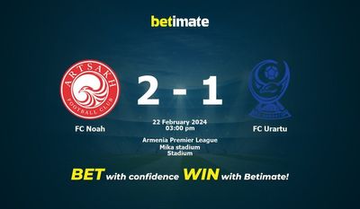 FC Noah vs FC Urartu przewidywania, kursy i typy bukmacherskie 22.02.2024