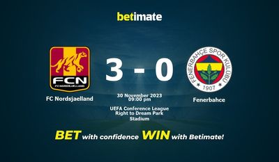 FC Nordsjaelland vs Fenerbahce przewidywania, kursy i typy bukmacherskie 30.11.2023