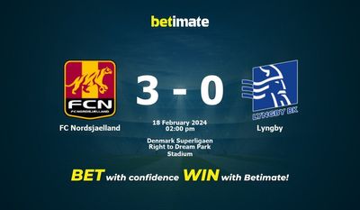 FC Nordsjaelland – Lyngby przewidywania, kursy i typy bukmacherskie 18.02.2024