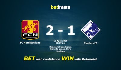 FC Nordsjaelland vs Randers FC Prognoza, kursy i porady bukmacherskie 13.04.2025