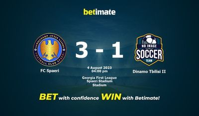 FC Spaeri vs Dinamo Tbilisi II Prognozy, kursy i typy bukmacherskie 08.04.2023