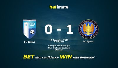 FC Telavi – FC Spaeri przewidywania, kursy i typy bukmacherskie 12.10.2023