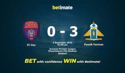 FC Van vs Pyunik Yerevan Prognozy, kursy i typy bukmacherskie 09.02.2023