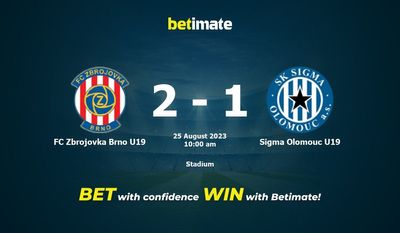 FC Zbrojovka Brno U19 vs Sigma Ołomuniec U19 Prognozy, kursy i typy bukmacherskie 25.08.2023