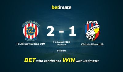 FC Zbrojovka Brno U19 vs Viktoria Pilzno U19 Prognozy, kursy i typy bukmacherskie 11.08.2023