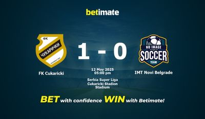 FK Cukaricki vs IMT Novi Belgrad Prognoza, kursy i porady bukmacherskie 05/12/2025
