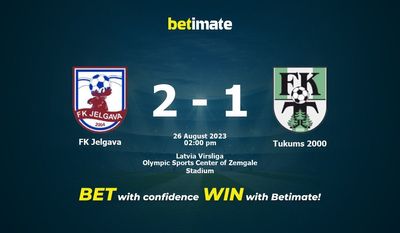 FK Jełgawa vs Tukums 2000 przewidywania, kursy i typy bukmacherskie 26.08.2023