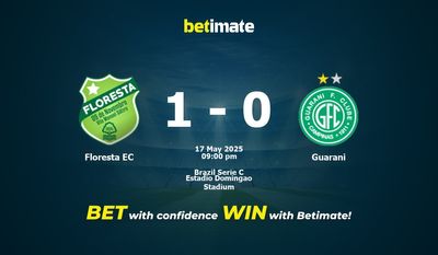 Floresta EC vs Guarani Prognoza, kursy i porady bukmacherskie 17.05.2025