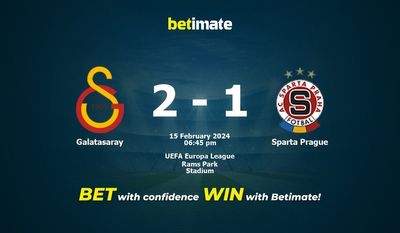 Galatasaray – Sparta Praga przewidywania, kursy i typy bukmacherskie 15.02.2024