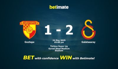 Goztepe vs Galatasaray Prognoza, Kursy i Porady Zakładowe 05/24/2025