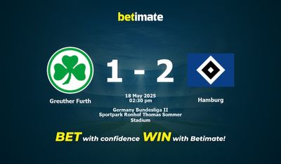 Greuther Furth vs Hamburg Prognoza, kursy i porady bukmacherskie 05/18/2025