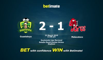 Guastatoya vs Malacateco Prognoza, kursy i porady bukmacherskie 22.03.2025