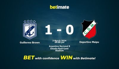 Guillermo Brown vs Deportivo Maipu przewidywania, kursy i typy bukmacherskie 03.03.2024