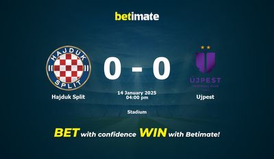 Hajduk Split vs Ujpest Prognoza, Kursy i Porady Zakładowe 01/14/2025
