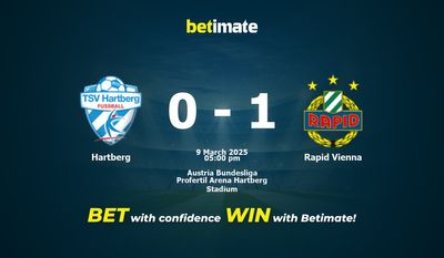Hartberg vs Rapid Vienna Prognoza, kursy i porady bukmacherskie 03/09/2025