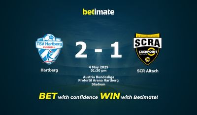 Hartberg vs SCR Altach Prognoza, kursy i porady bukmacherskie 05/04/2025