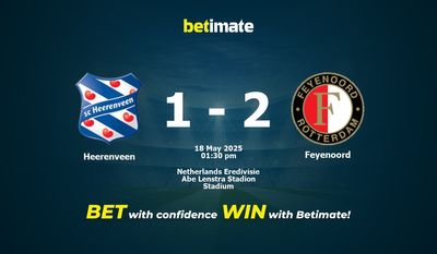 Heerenveen – Feyenoord przewidywania, kursy i typy bukmacherskie 18.05.2025
