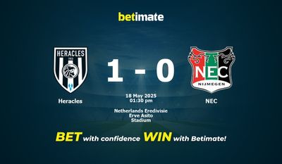 Heracles vs NEC Prognoza, kursy i porady bukmacherskie 05/18/2025