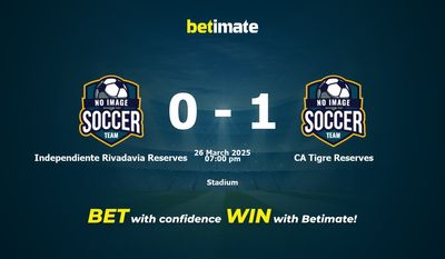 Independentiente Rivadavia Reserves vs CA Tigre Reserves Prognozy, kursy i typy bukmacherskie 26.03.2025