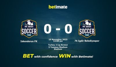 Iskenderun FK vs 76 Igdir Belediyespor Prognozy, kursy i typy bukmacherskie 19.11.2023