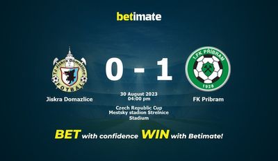 Jiskra Domazlice vs FK Pribram przewidywania, kursy i typy bukmacherskie 30.08.2023