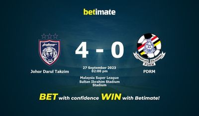Johor Darul Takzim vs PDRM Prognozy, kursy i typy bukmacherskie 27.09.2023