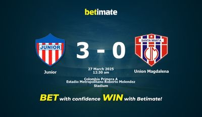Junior vs Union Magdalena Prognoza, kursy i porady bukmacherskie 26.03.2025