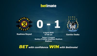 Kashiwa Reysol vs Gamba Osaka Prognoza, kursy i porady bukmacherskie 04/06/2025