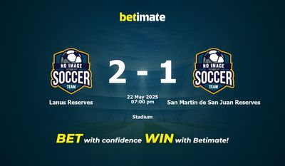 Lanus Reserves vs San Martin de San Juan Reserves Prognoza, kursy i porady bukmacherskie 22.05.2025