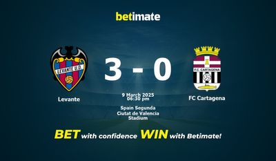 Levante vs FC Cartagena Prognoza, kursy i porady bukmacherskie 03/09/2025