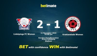 Linköpings FC Women vs Kristianstads Women Prognozy, kursy i typy bukmacherskie 11.11.2023