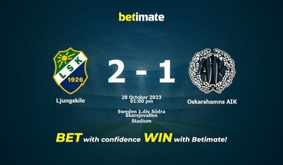 Ljungskile vs Oskarshamns AIK przewidywania, kursy i typy bukmacherskie 28.10.2023