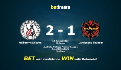Melbourne Knights vs Dandenong Thunder Prognozy, kursy i typy bukmacherskie 13.08.2023