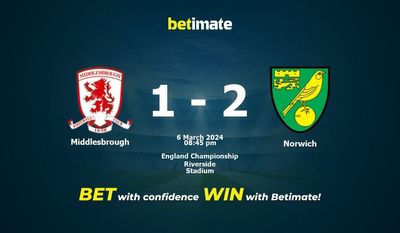 Middlesbrough – Norwich przewidywania, kursy i typy bukmacherskie 03.06.2024