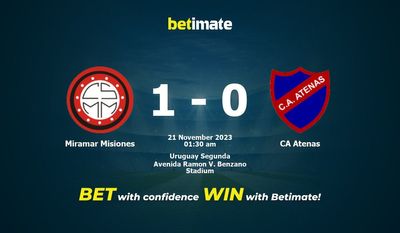 Miramar Misiones vs CA Atenas Prognozy, kursy i typy bukmacherskie 21.11.2023