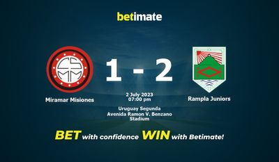 Miramar Misiones vs Rampla Juniors Prognozy, kursy i typy bukmacherskie 07.02.2023