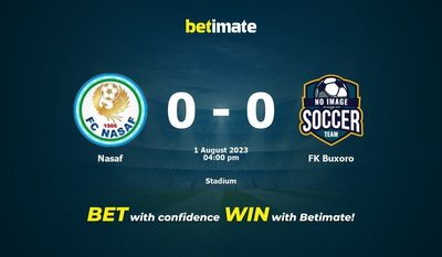 Nasaf vs FK Buxoro Prognozy, kursy i typy bukmacherskie 01.08.2023