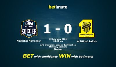 Navbahor Namangan vs Al Ittihad Jeddah przewidywania, kursy i typy bukmacherskie 15.02.2024