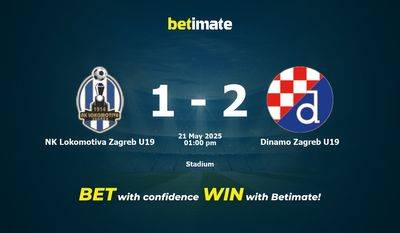 NK Lokomotiva Zagreb U19 vs Dinamo Zagrzeb U19 Prognozy, kursy i typy bukmacherskie 21.05.2025