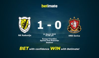 NK Radomlje vs HNK Gorica przewidywania, kursy i typy bukmacherskie 21.03.2025