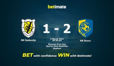 NK Radomlje vs NK Bravo przewidywania, kursy i typy bukmacherskie 03.03.2024