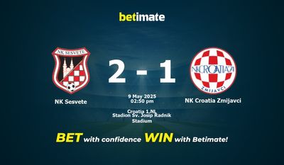 NK Sesvete vs NK Croatia Zmijavci Prognozy, kursy i typy bukmacherskie 05.09.2025
