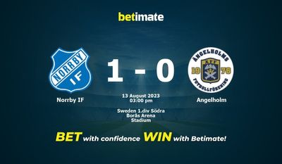 Norrby IF vs Angelholm Prognozy, kursy i typy bukmacherskie 13.08.2023
