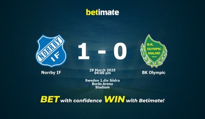 Norrby IF vs BK Olympic Prognoza, kursy i porady bukmacherskie 29.03.2025